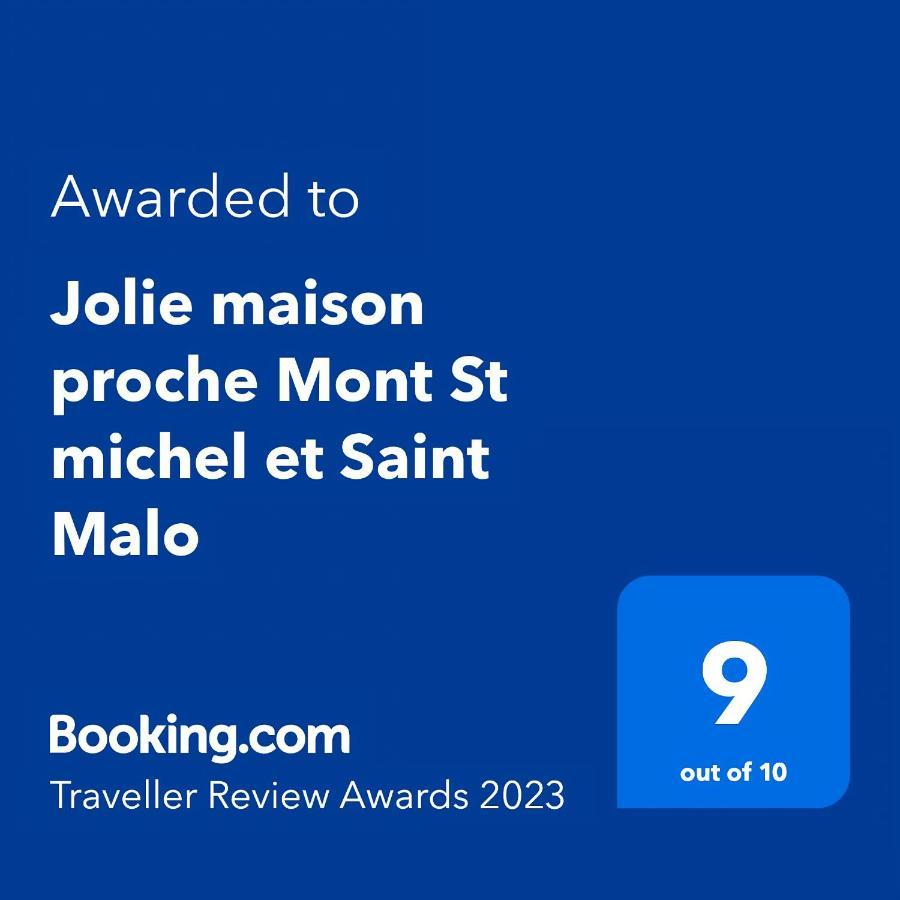 Jolie Maison Proche Mont St Michel Et Saint Malo Le Vivier-sur-Mer Eksteriør bilde